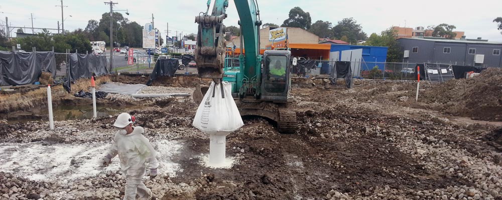 Site remediation at Aldi Wyong